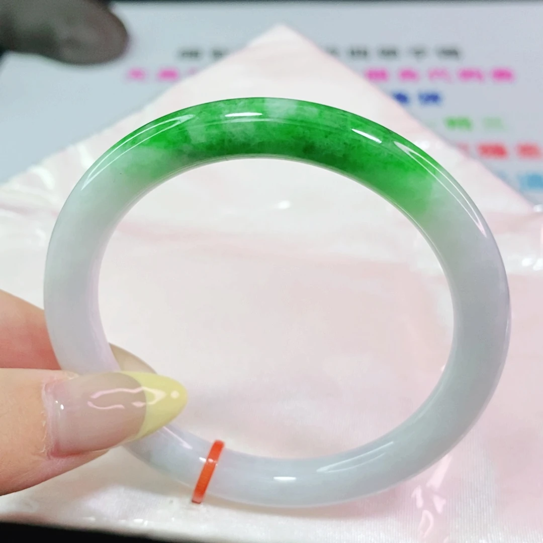 翡翠手镯未镶嵌54 正圈