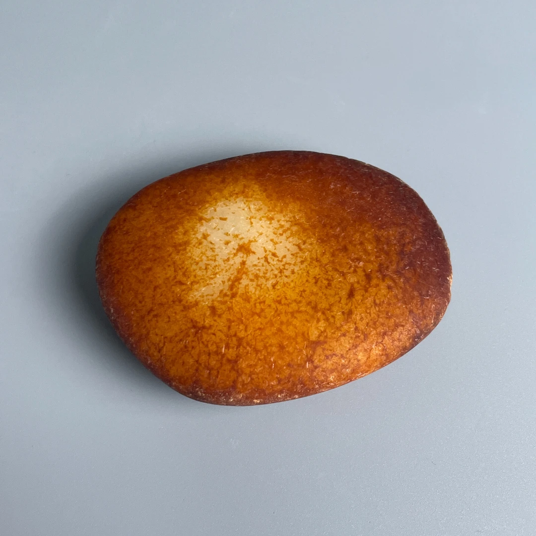 20世纪中后期和田玉原石-M25BY000729手把件/挂坠/摆件/绣花张