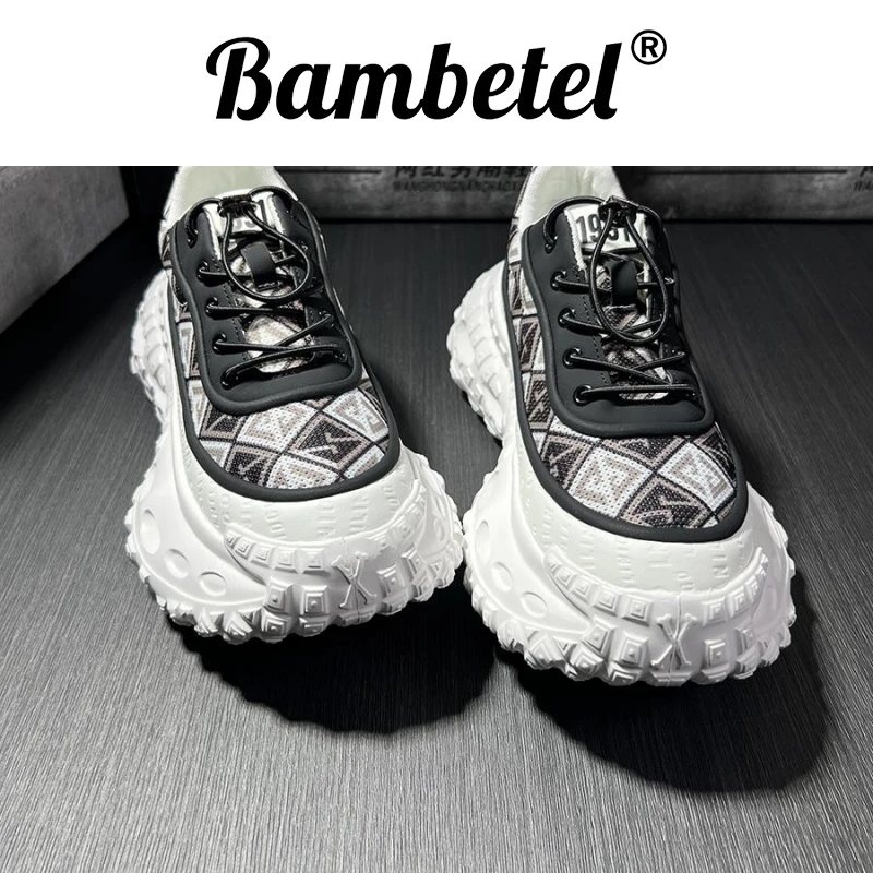 Bambetel增高男鞋新款秋冬保暖休闲百搭潮流厚底时尚发型师休鞋子