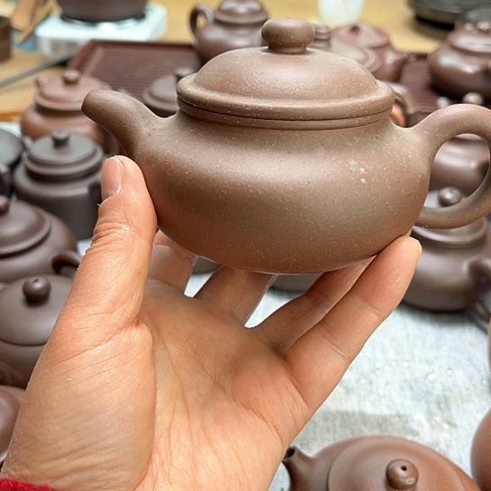 紫泥茶壶察*菜黄龙山原矿