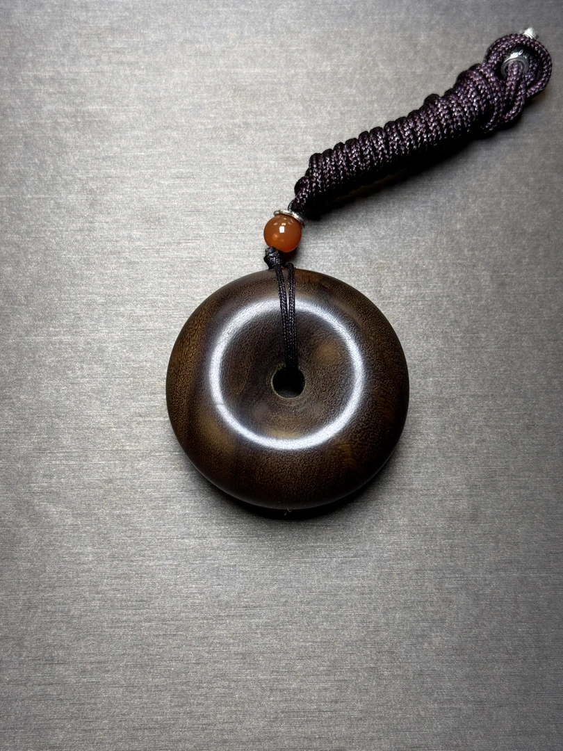 小叶桢楠金丝楠木平安扣（小）