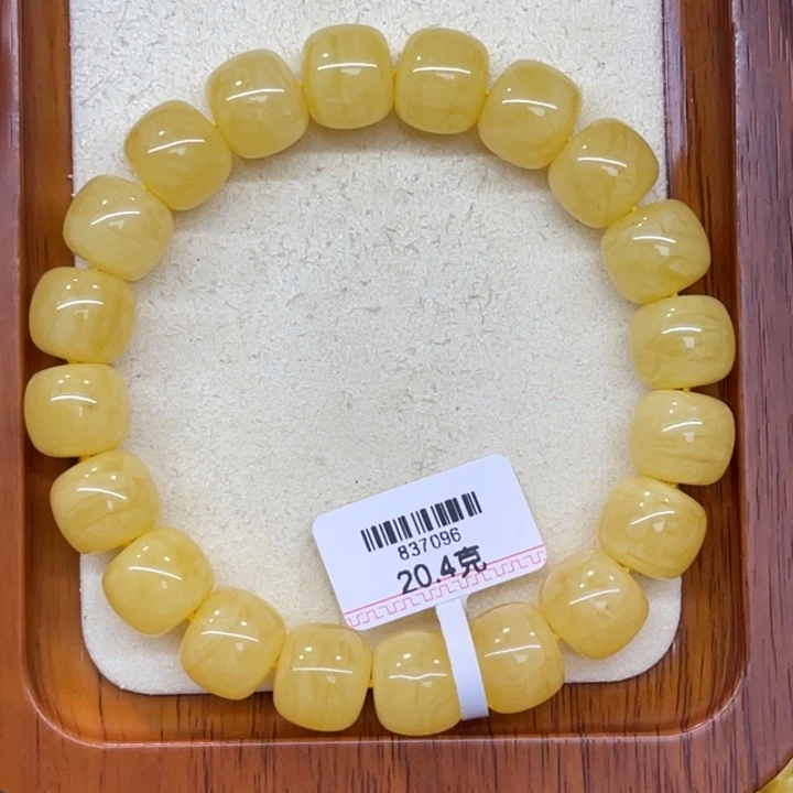 王***、蜜蜡未镶嵌手链蜜蜡