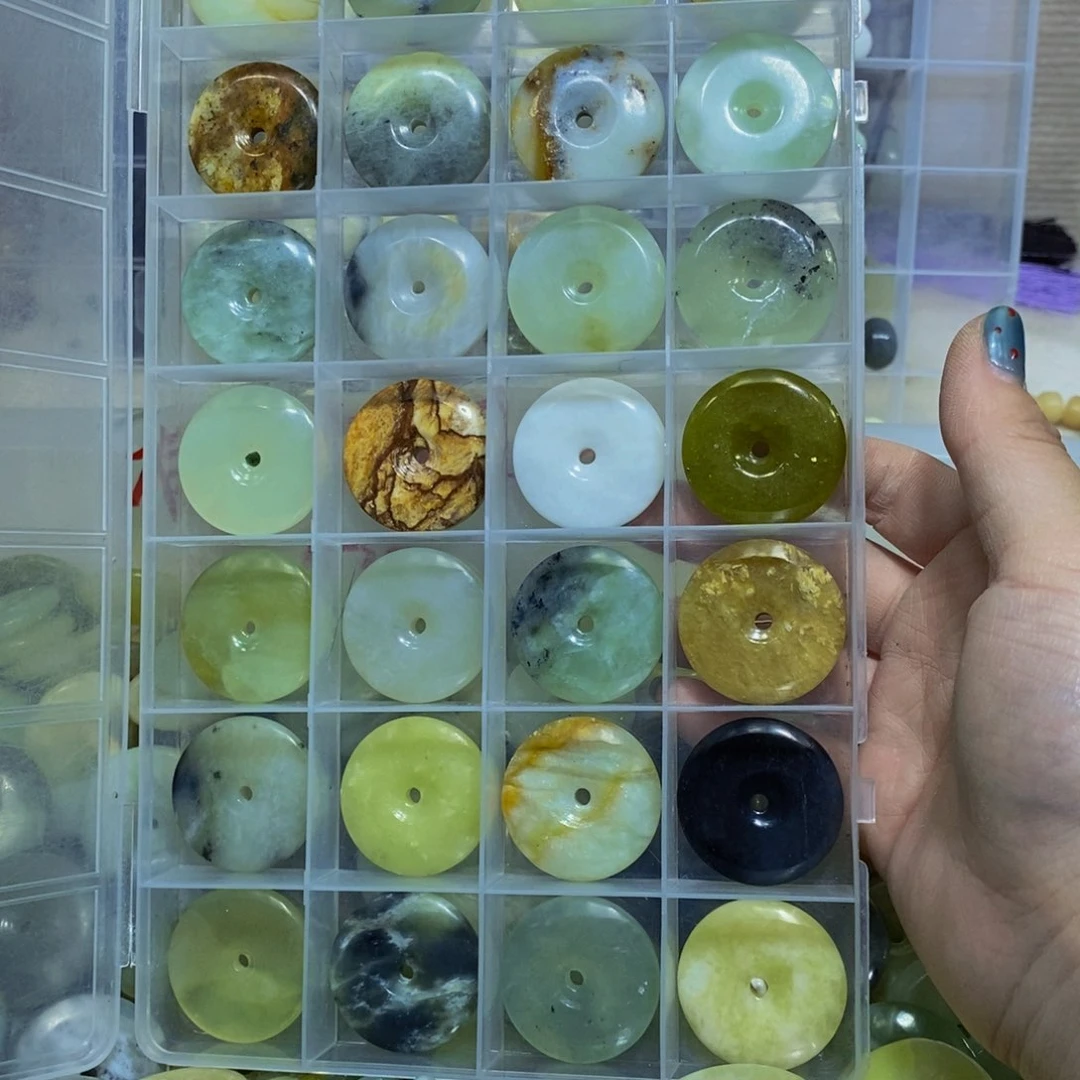 蛇纹石玉未镶嵌毛衣链16