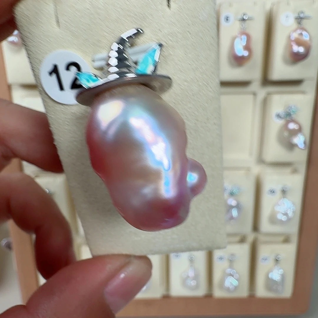 颈饰合金淡水珍珠