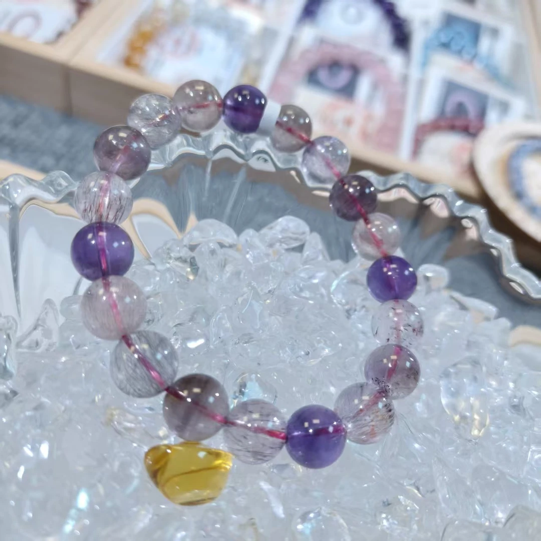 【灵和运】天然超七水晶超七水晶手串精品百搭手链