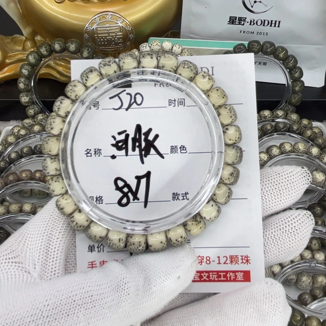 手串星月菩提J河豚
