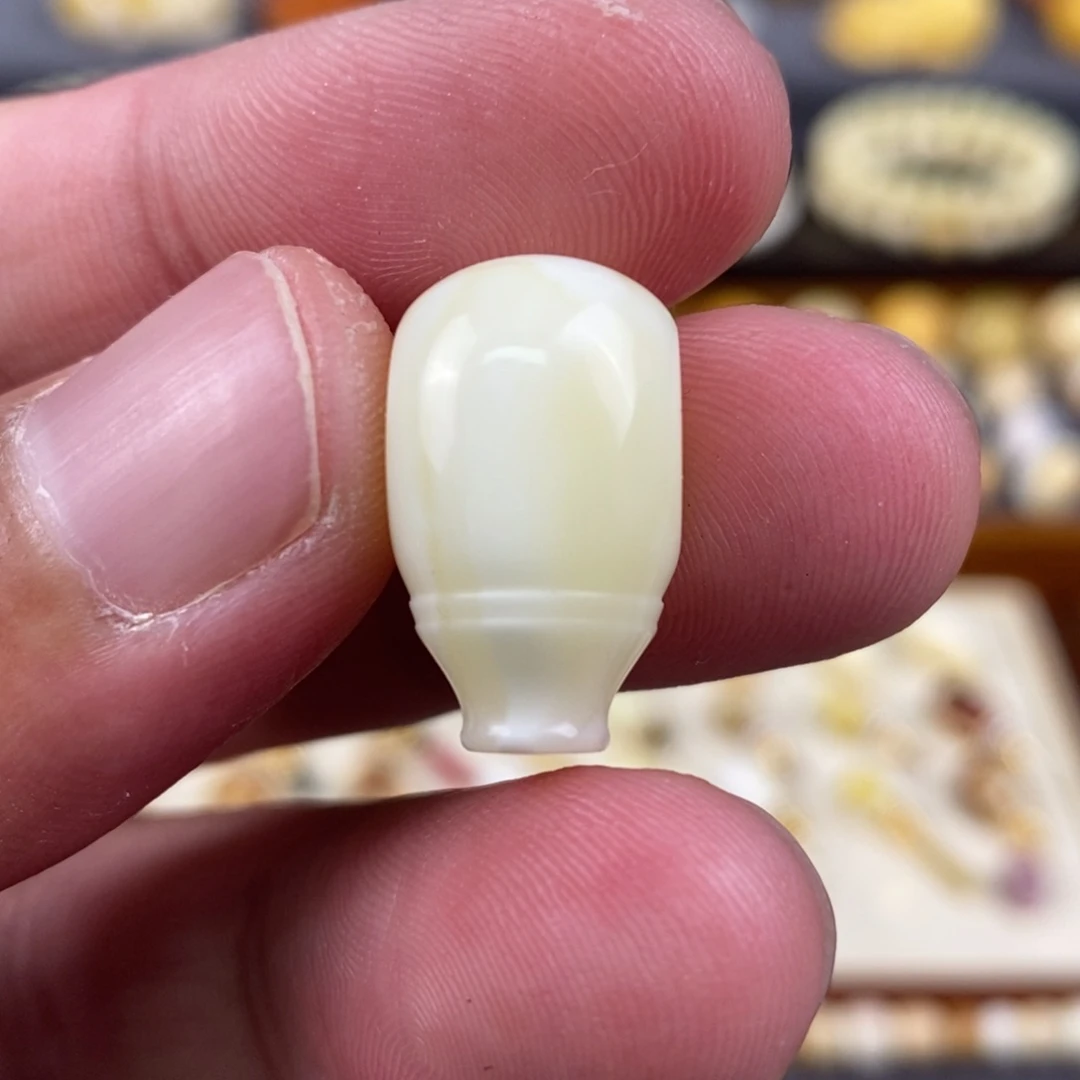 未镶嵌蜜蜡裸石配饰三通尺寸11.8