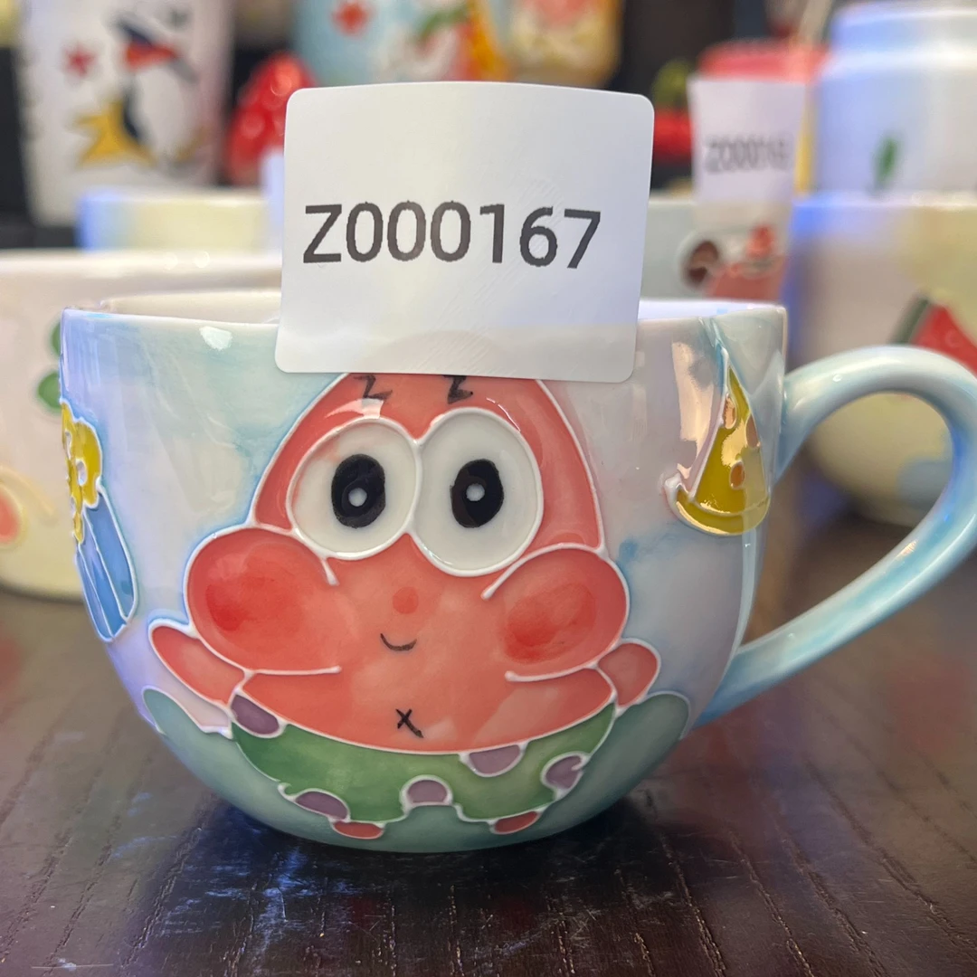 派大星浮雕可爱咖啡杯