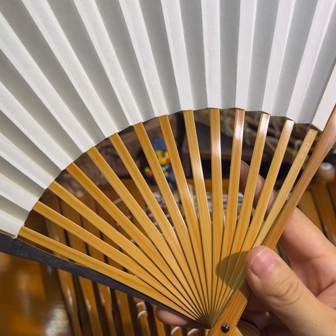 扇子扇子沈昌荣十六小茄半老单青