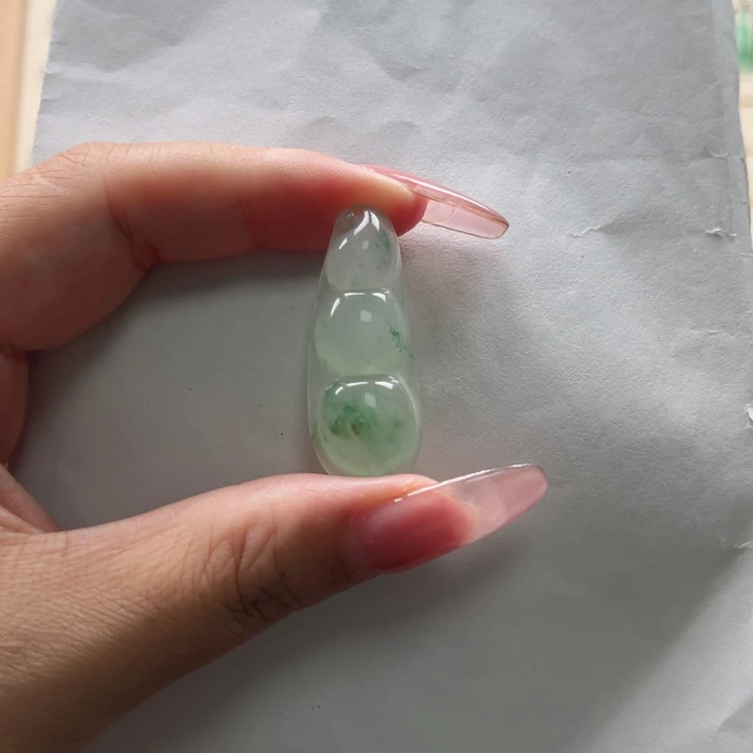未镶嵌石英质玉戒圈佛豆
