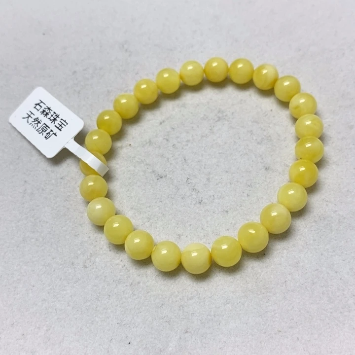 蜜蜡未镶嵌裸石串