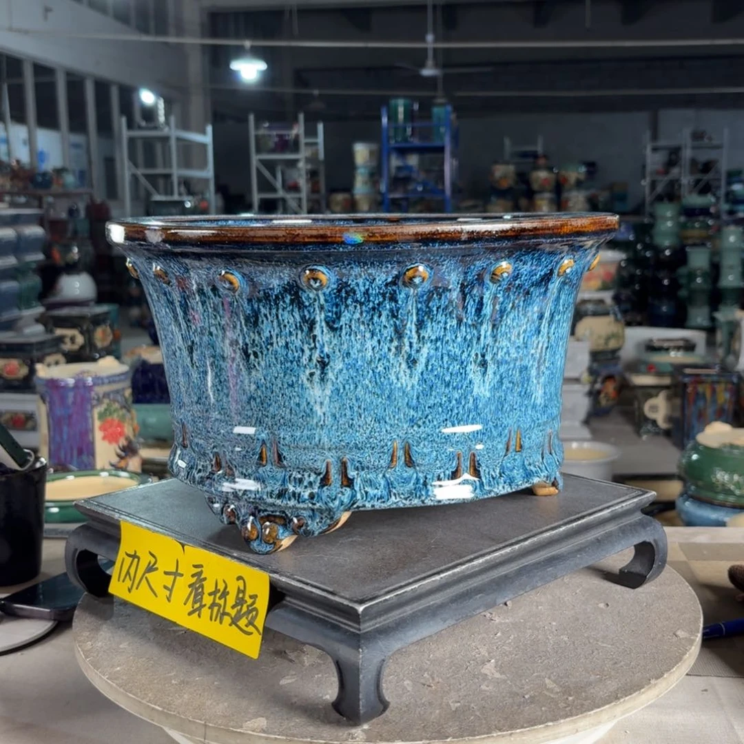 一风堂石湾花盆 内30*17