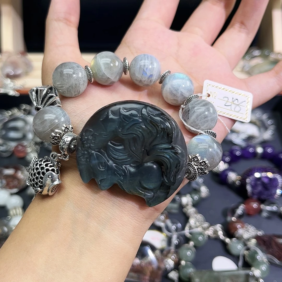 水晶手链合金珞*手串