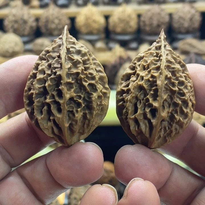 把件文玩核桃精品树叶31