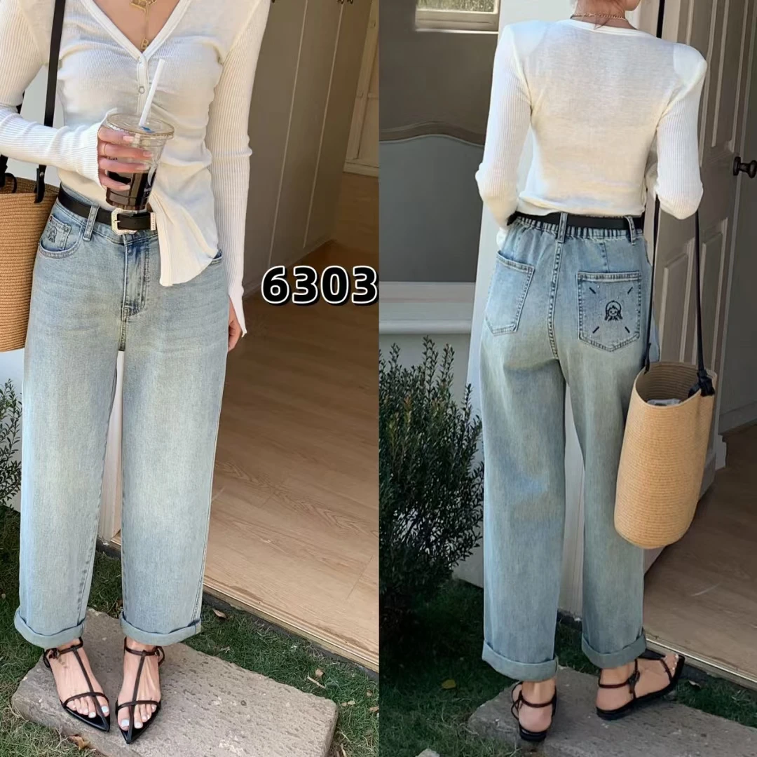 2025春裤时尚女裤男友裤2415