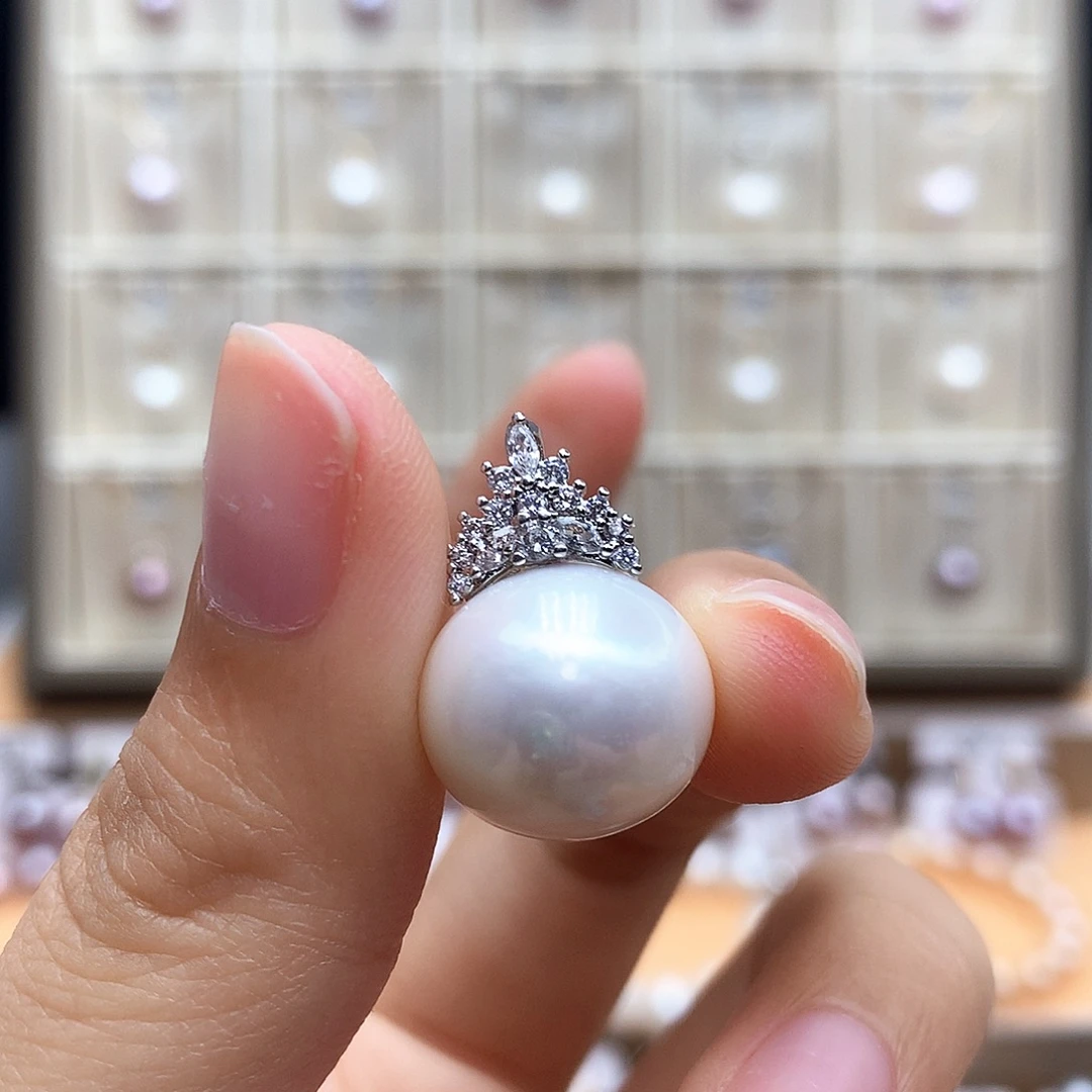颈饰合金淡水珍珠