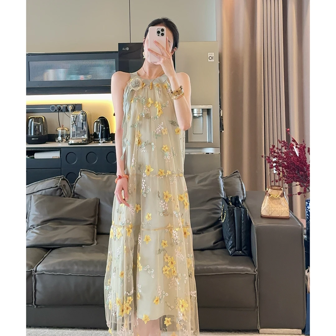 Zwinnie/詹维尼【一见倾心】重工精致高级感夏季连衣裙 GHH202518