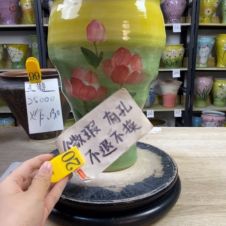 景德镇高温陶瓷花盆