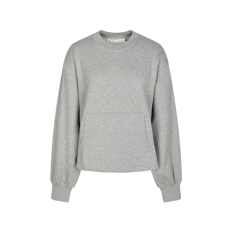 【商场同款/SAMUEL系列】LESS2025年秋新款宽松圆领卫衣2P9417170