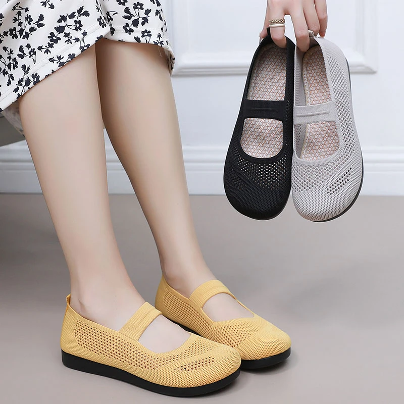 夏季新款老北京布鞋轻便舒适妈妈鞋软底百搭一脚蹬女鞋低帮平底鞋