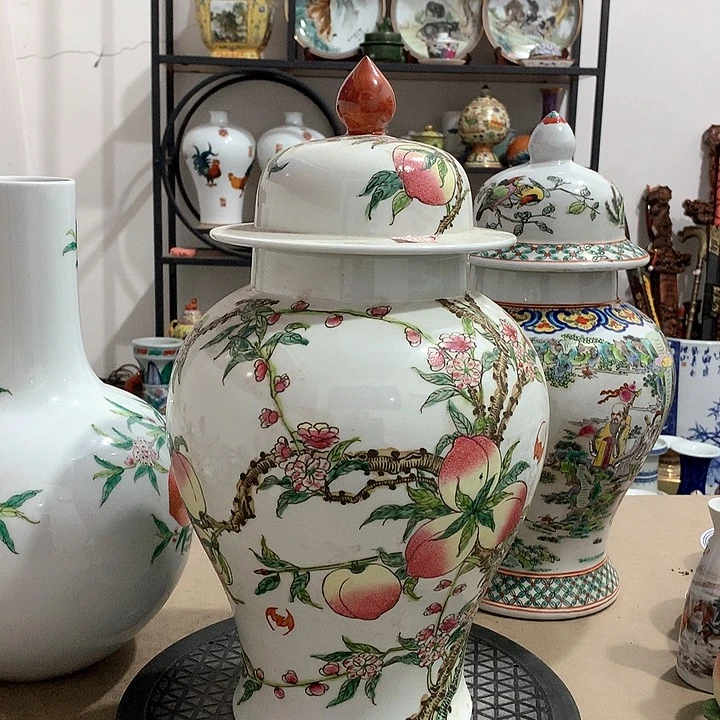 摆件陶博古架陶瓷摆件