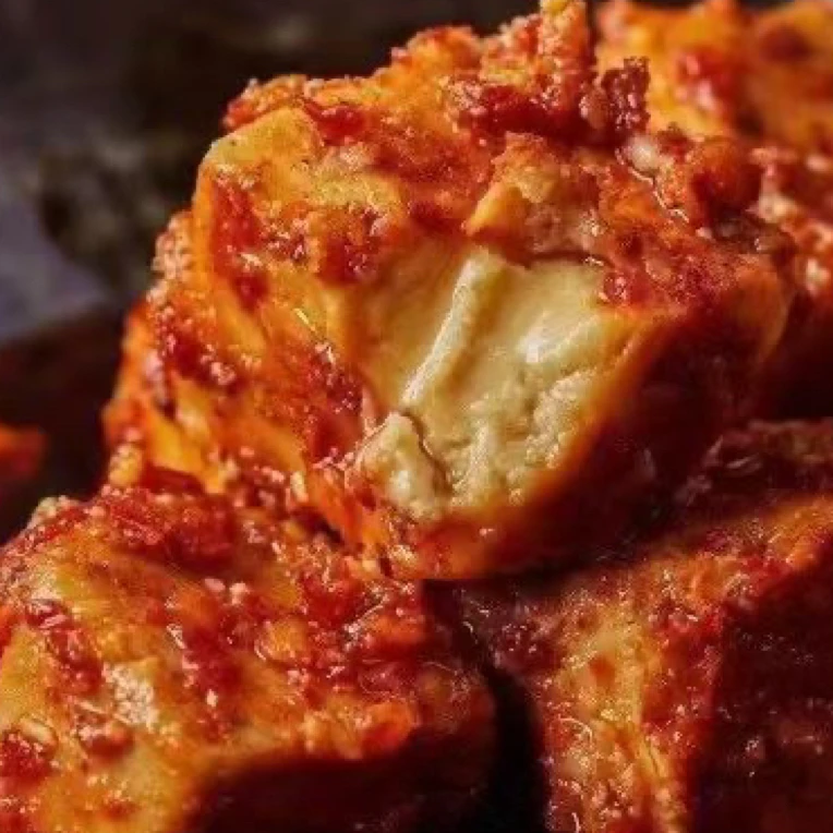 湖南特产香辣无油豆腐乳美味下饭菜农家手工腐乳