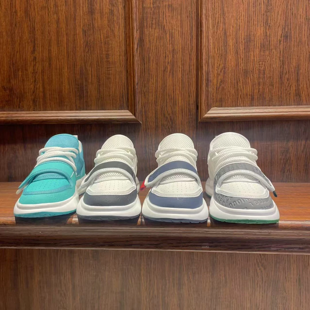 【皮鞋码】早春新款皮网拼接休闲国潮舒适高档网红男款潮鞋