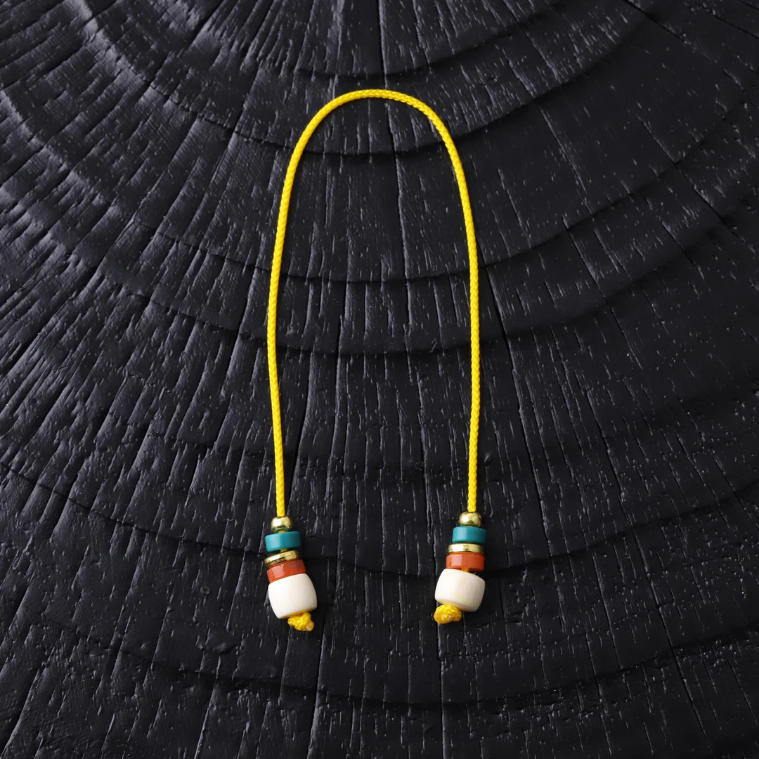 S2030 直切猛犸牙芯料弟子珠DIY文玩配件