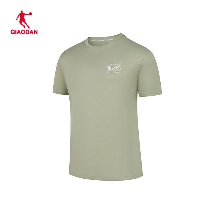 乔丹夏季户外男性宽松型冰感科技透气针织短袖T恤衫FHS33241410