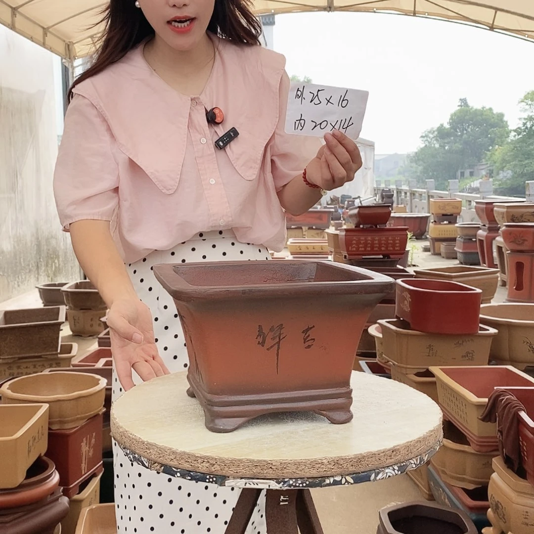 紫砂花盆紫砂花盆
