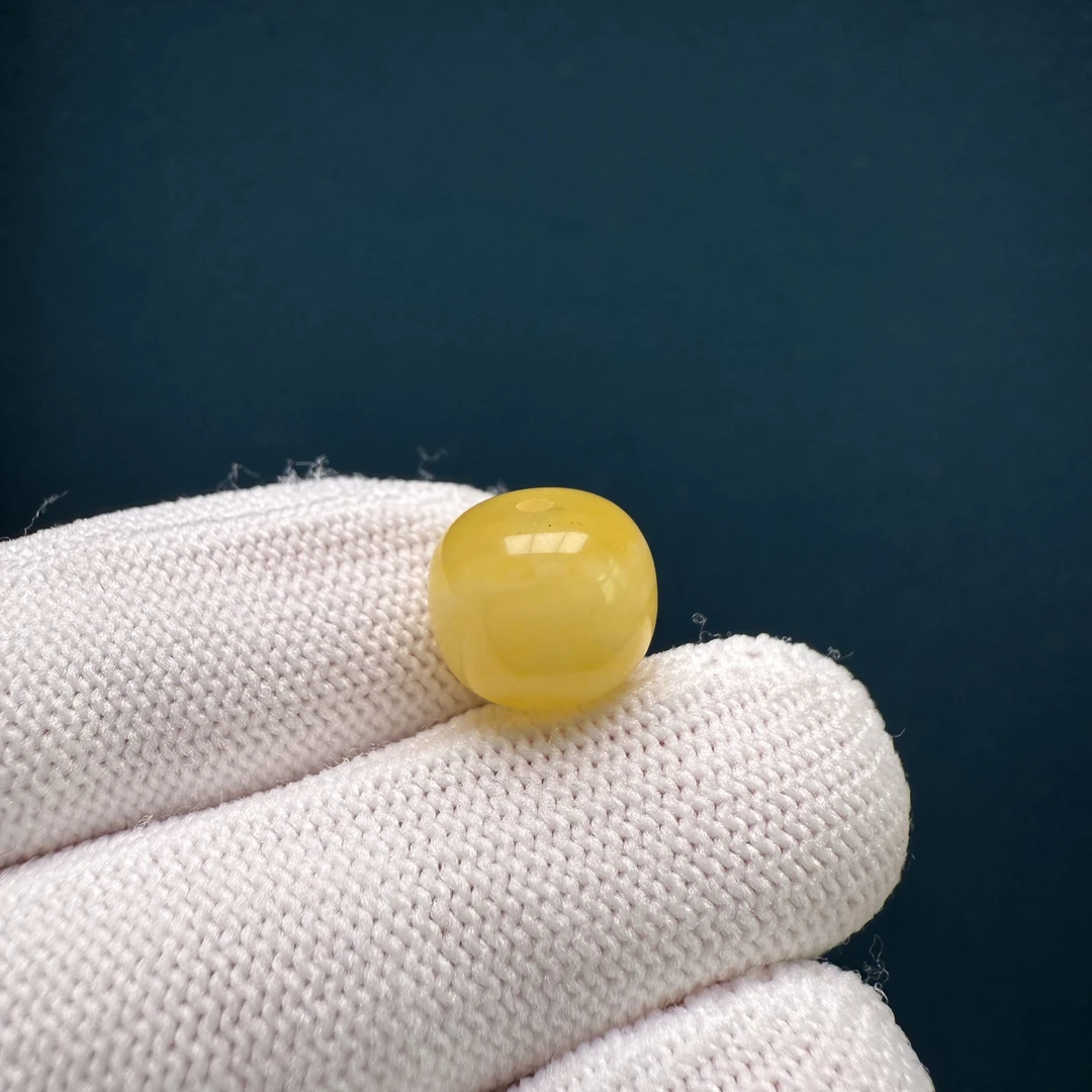 K1758天然原矿蜜蜡老型珠 11.6*9.8mm一物一图 支持复检