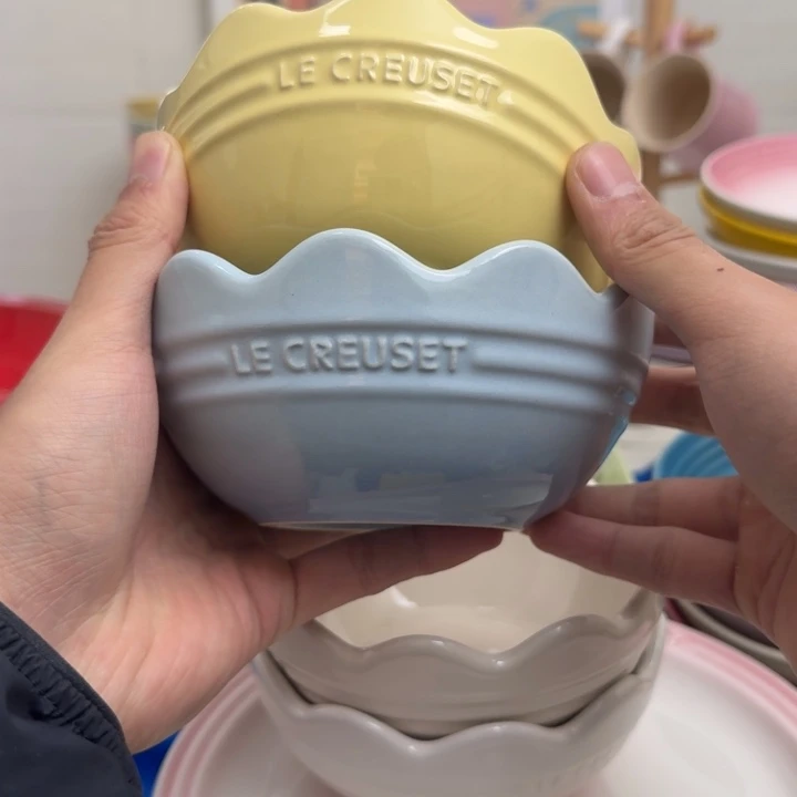 福利微瑕2个花边碗380毫升