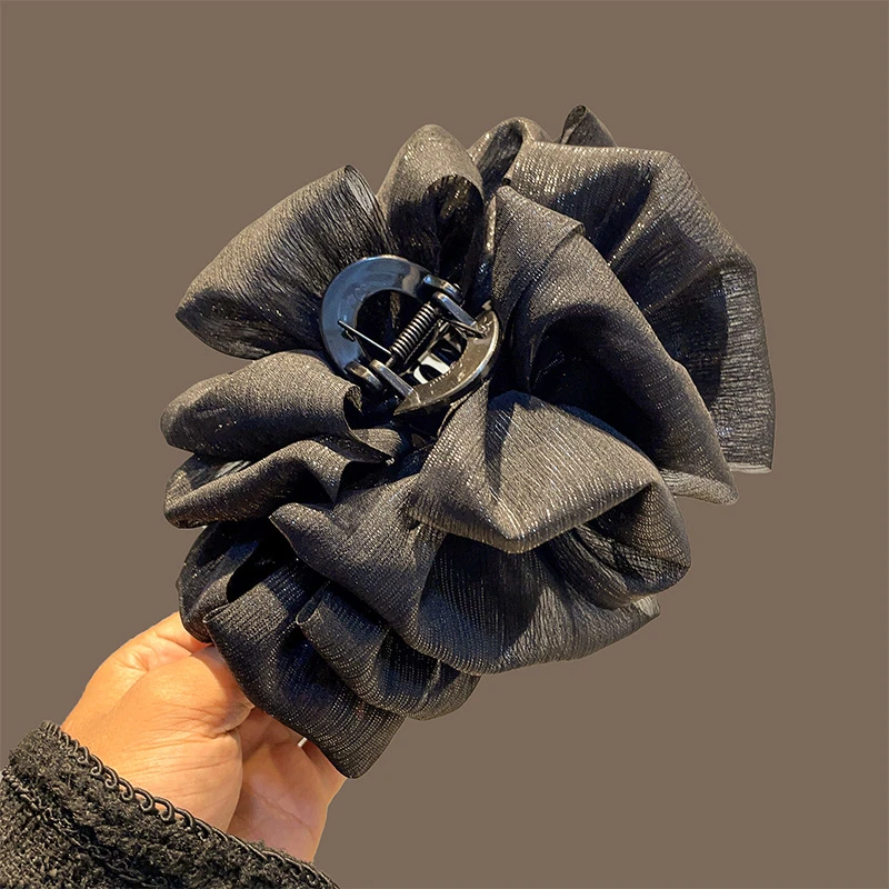 发夹2025量爆网红搭美发新款甜美抓发显款云朵发卡时尚泡泡卡盘盘