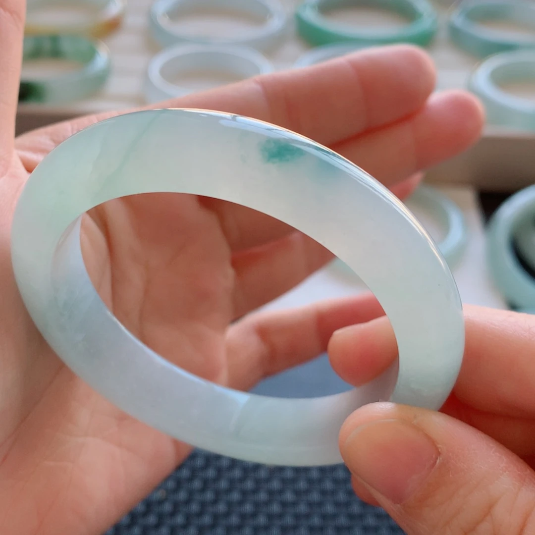 未镶嵌手镯翡翠强推4号-54.6