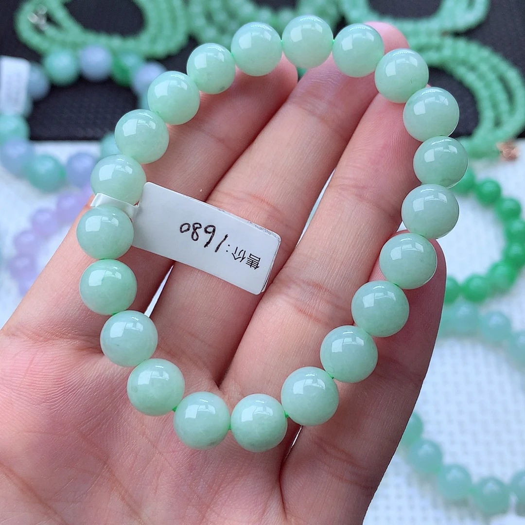 翡翠未镶嵌毛衣链