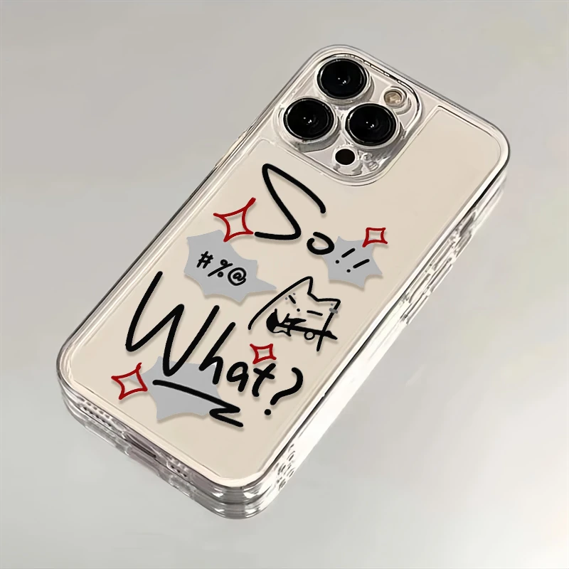 不屑小猫适用苹果iphone16promax小米15华为mate70手机壳太空MT