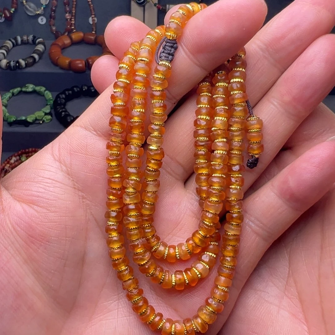 玛瑙/玉髓合金玛瑙对珠