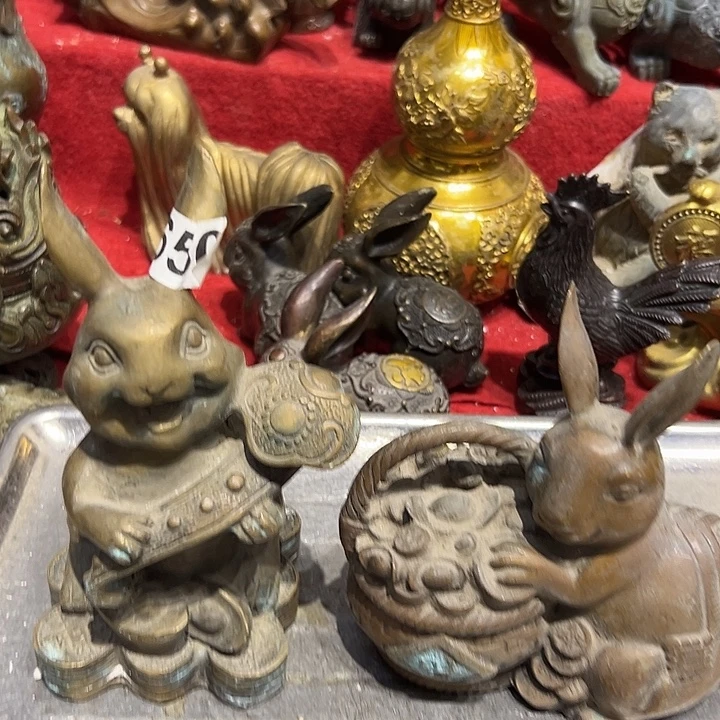 道***学黄铜摆件，文房工艺品