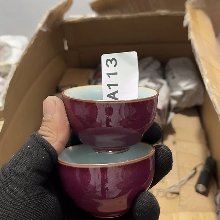 瓷片茶摆件工艺品摆件666