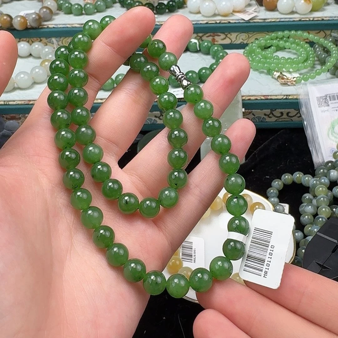 和田玉手串未镶嵌