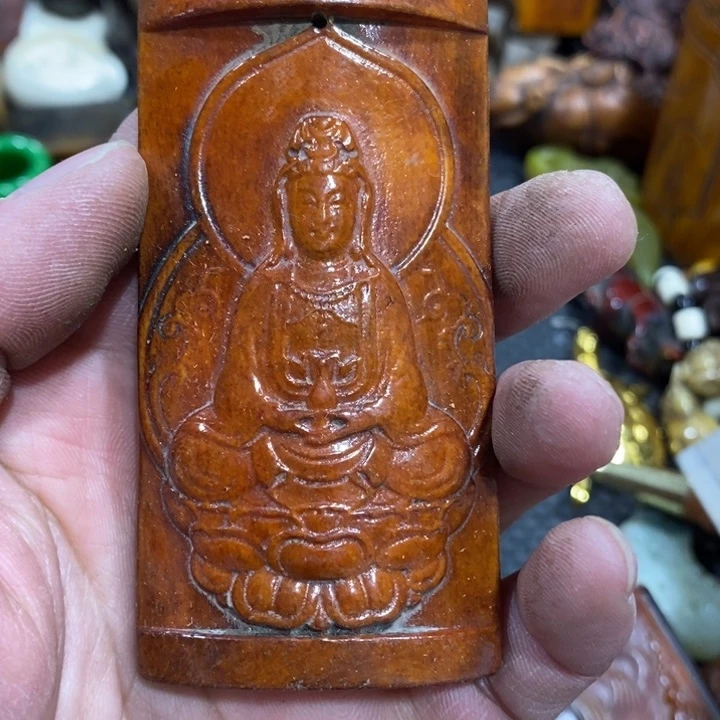 滴血莲花菩提吊坠