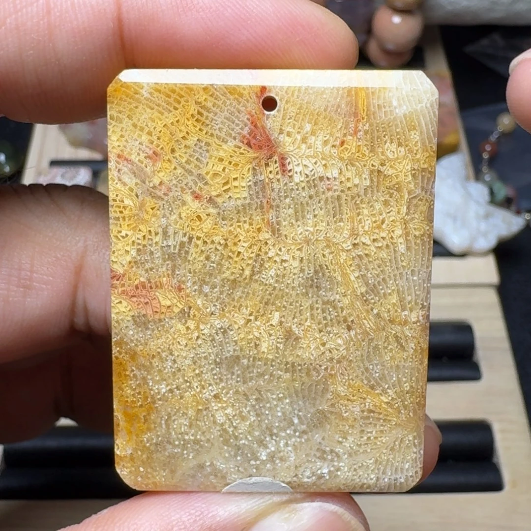 硅化玉未镶嵌纯天然色有机玉石保真色