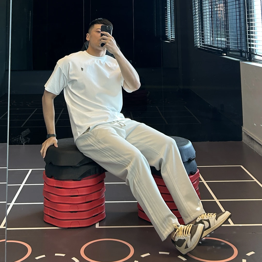 IRONTRAP新款训练镰刀卫裤松紧腰运动长裤男士春夏季显高显瘦裤子