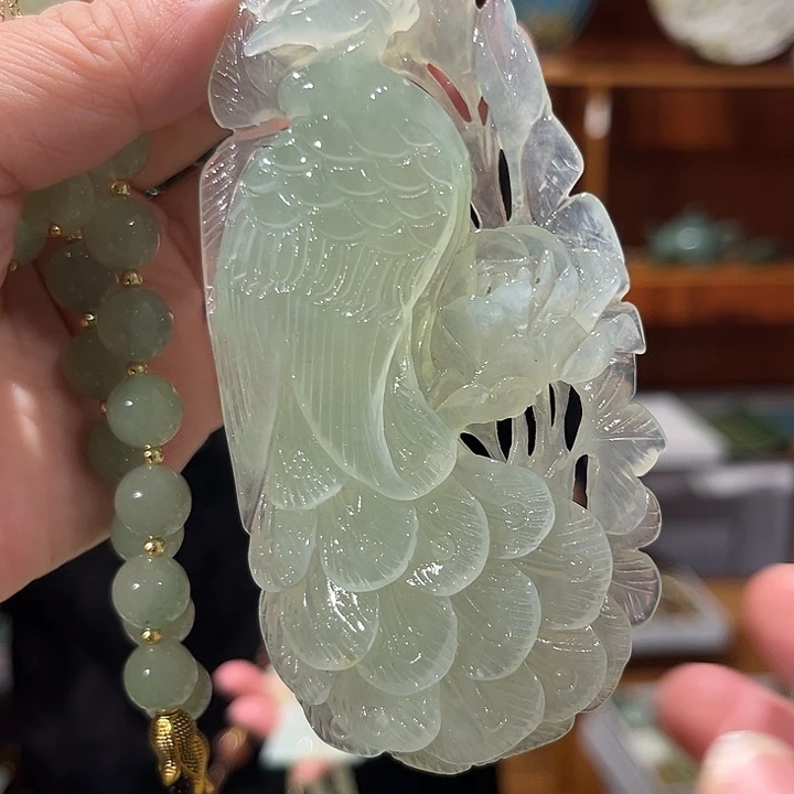 未镶嵌岫玉毛衣链