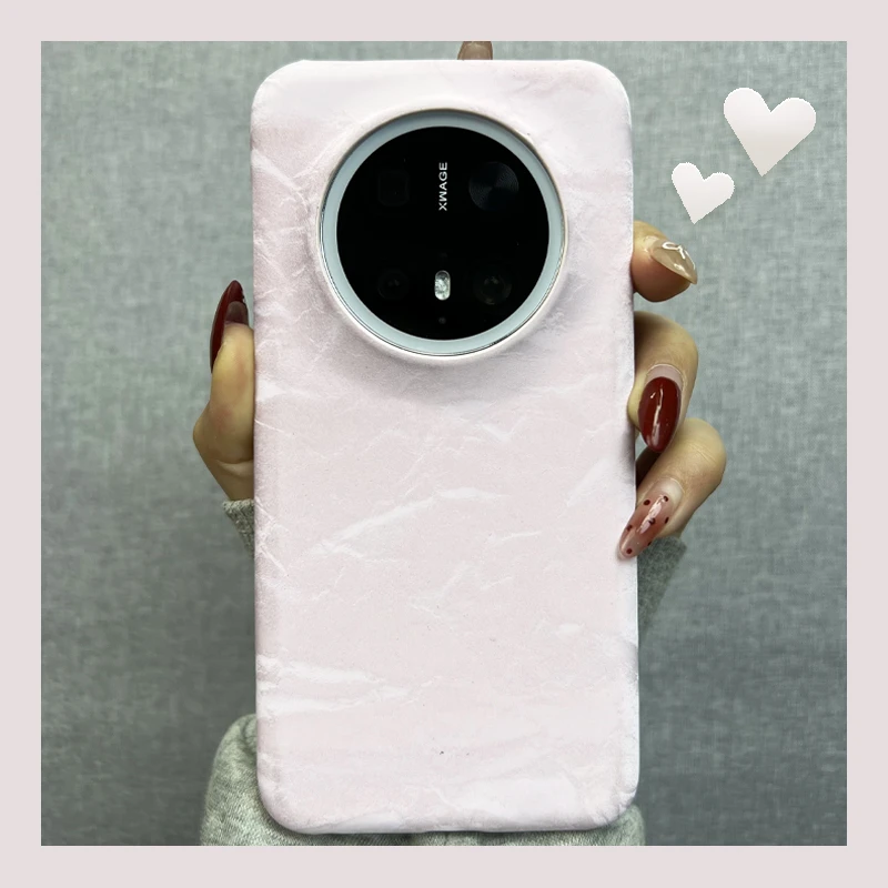 小众丝绒布面适用华为mate70pro+手机壳mate60防摔新款mate60pro