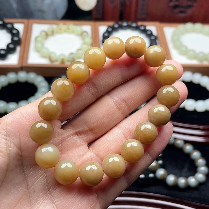 和田玉未镶嵌手串