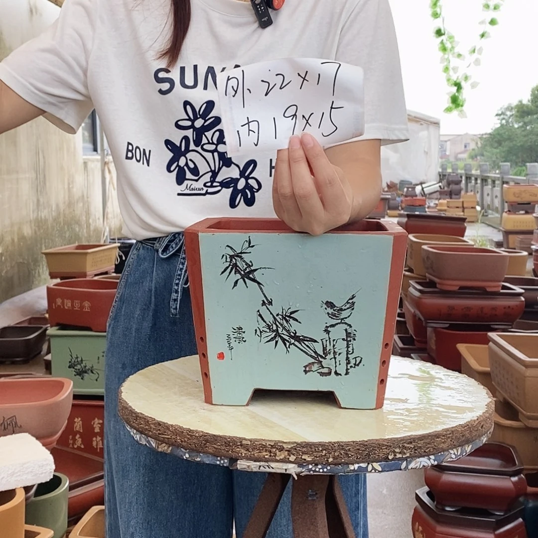 紫砂花盆紫砂花盆