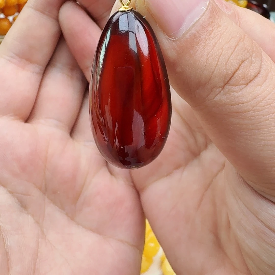 琥珀银S925镶嵌颈饰假一赔十，特价