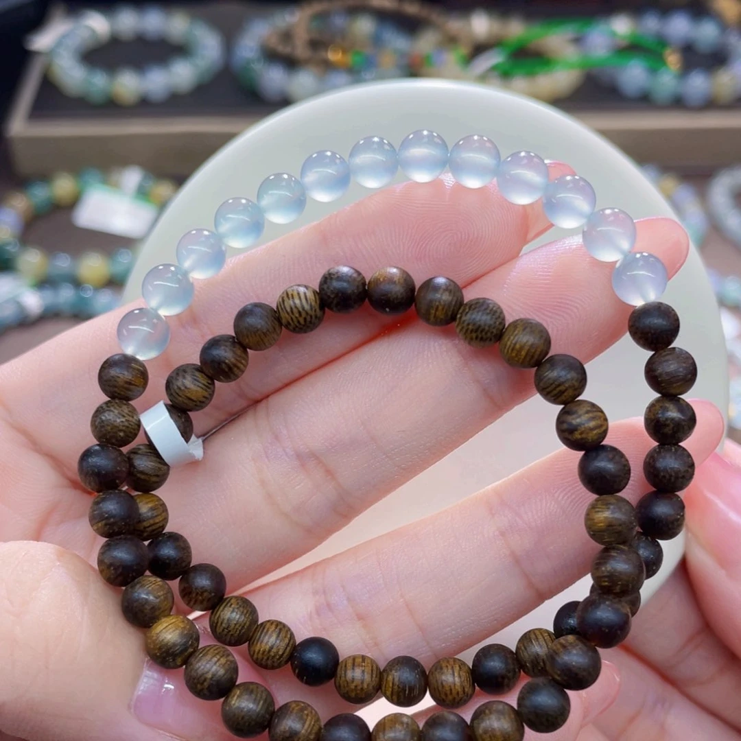 未镶嵌手链翡翠晴钢卡6