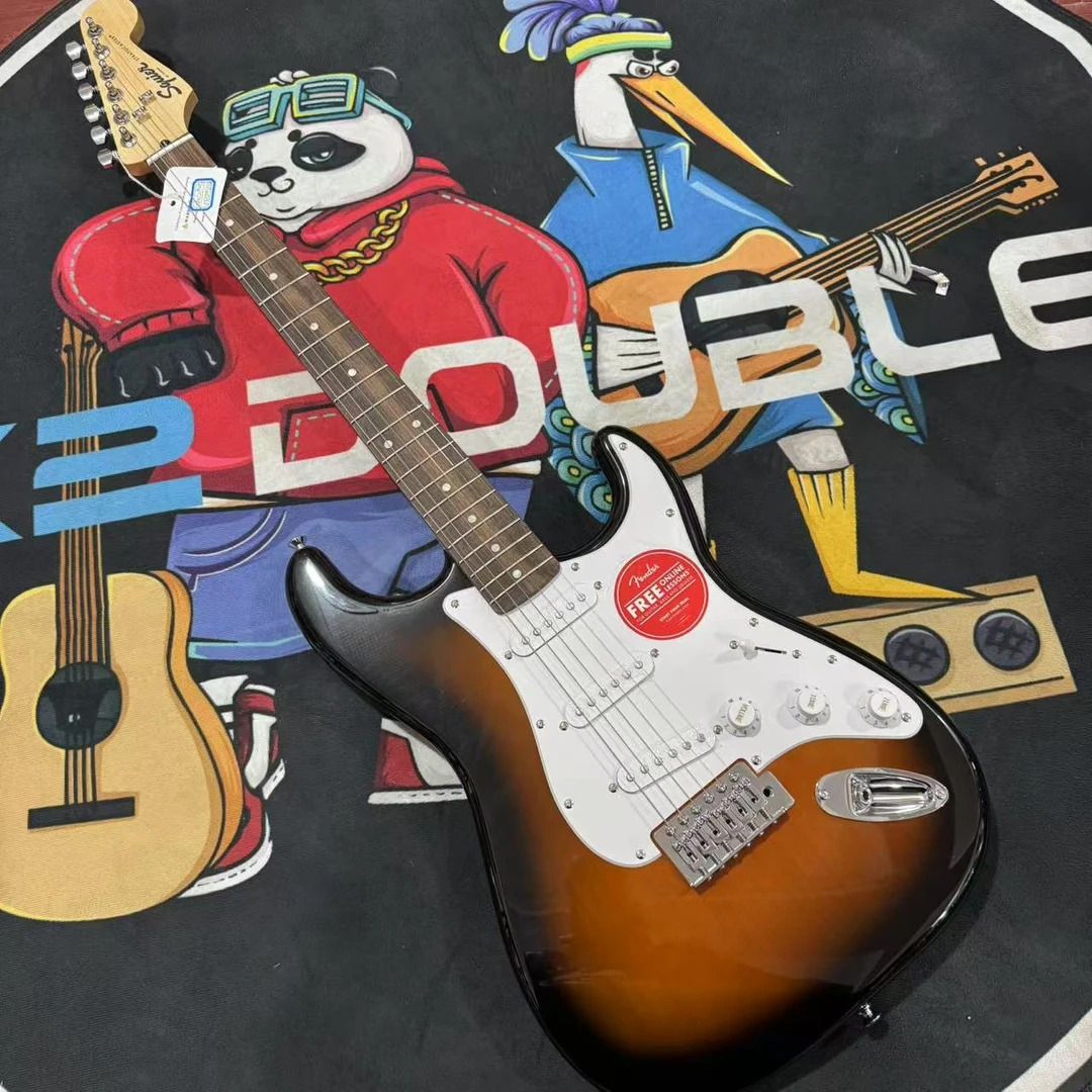 特价芬达SQ电吉他0370001532三单月桂木指板棕色渐变start